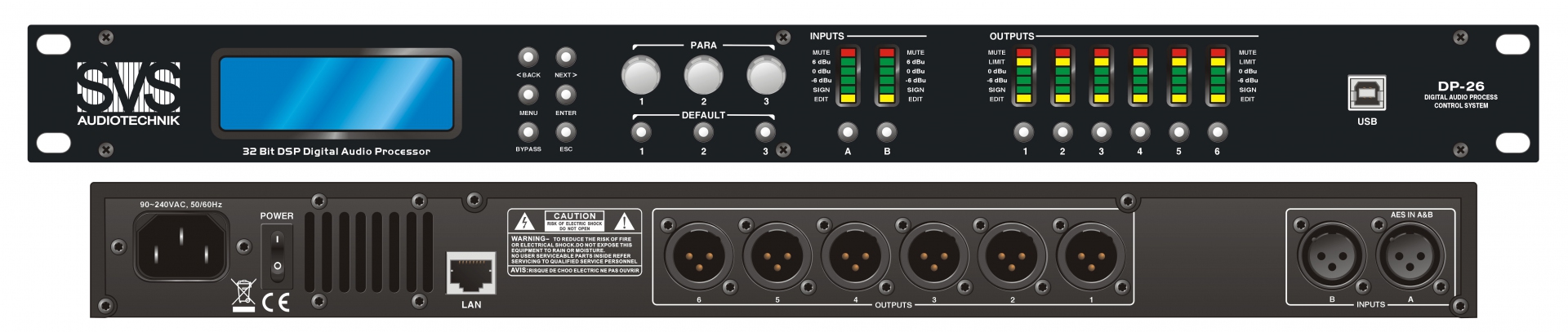 SVS Audiotechnik DP-26 Цифровой процессор: 2 входа 6 выходов в Ейске