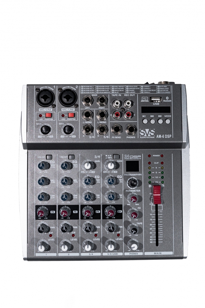 SVS Audiotechnik mixers AM-6 DSP Микшерный пульт аналоговый, 6-канальный SVS Audiotechnik mixers в Ейске
