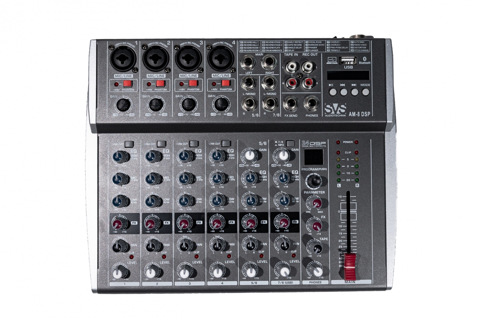 SVS Audiotechnik mixers AM-8 DSP Микшерный пульт аналоговый, 8-канальный в Ейске